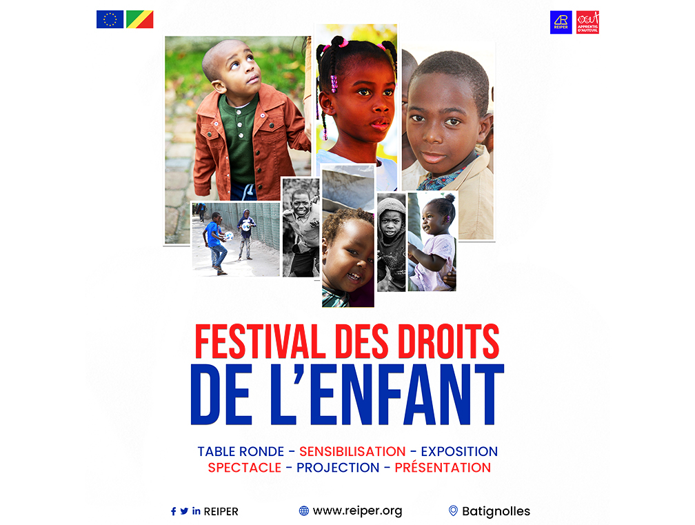 Journée Internationale des Droits de l'Enfant : "Pour Chaque Enfant, Tous Ses Droits" célébrée au Festival organisé par le REIPER à Brazzaville